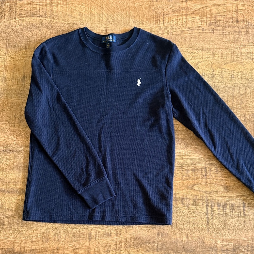 Polo Ralph Lauren Boys (large) Long Sleeve Henley Shirt